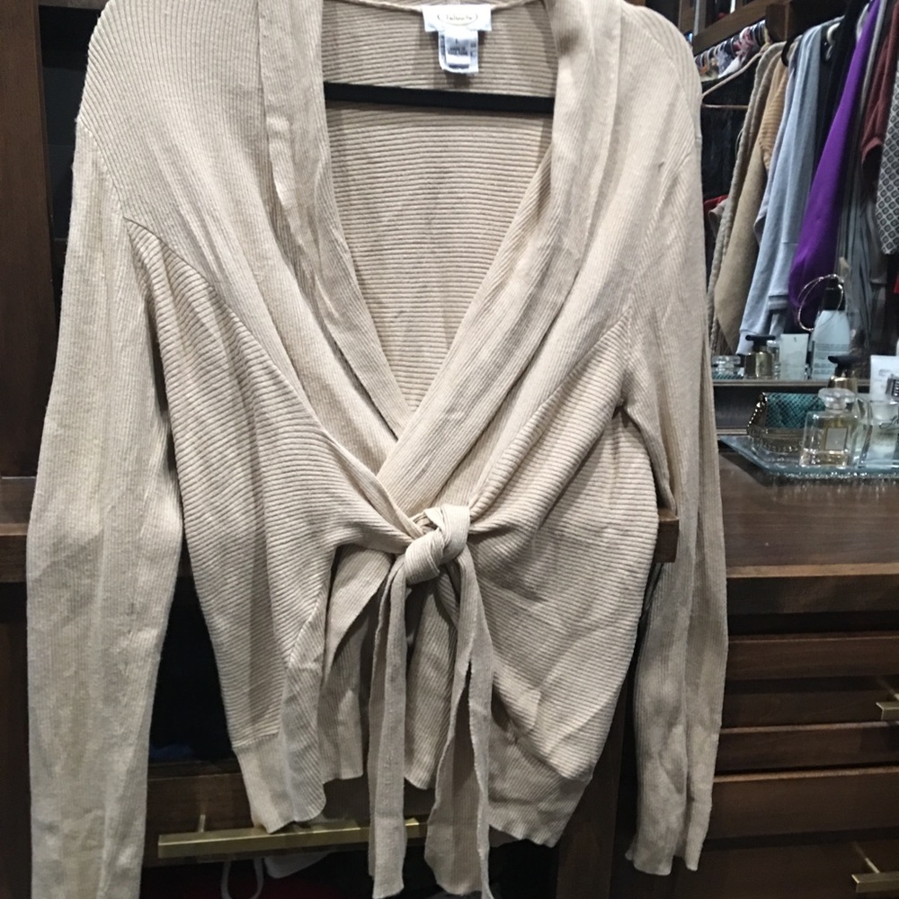 Talbots wrap sweater